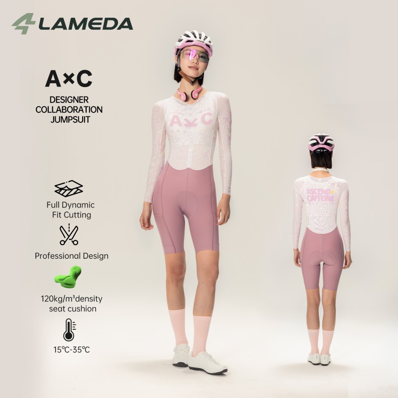 Cycling Gear Women Sale - LAMEDA Dames Fietspak Lange Mouwen Shorts
