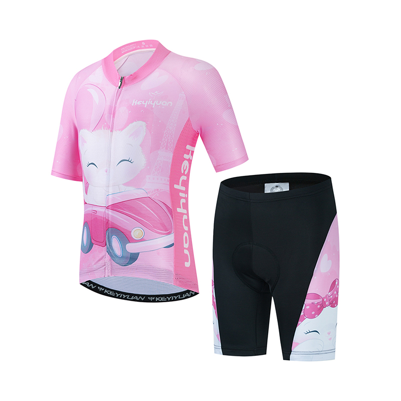 Cycling Gear Outfit - Keyiyuan Kids Road Wielertrui Set Jongen