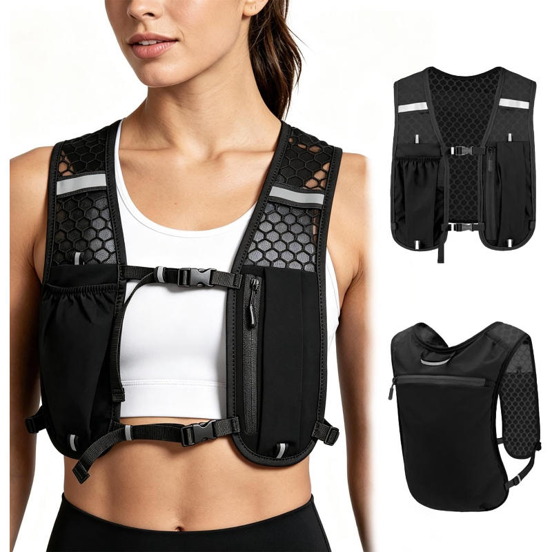 Cycling Gear Backpack - WOOJACK Hydratatie Hardloopvest Lichtgewicht Waterrugzak voor