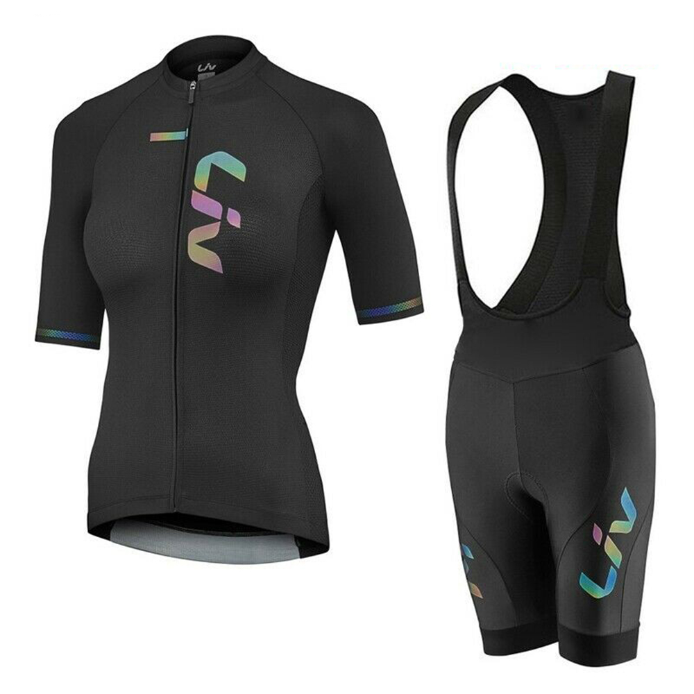 Cycling Bib Shorts - Liv Zomer Fietsshirt Bib Shorts Set