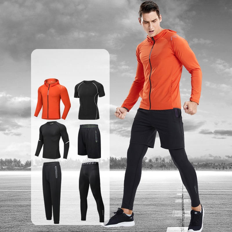 Cycling Gear Outfit - Luluesses 6-delige sportkledingset voor heren, ademende