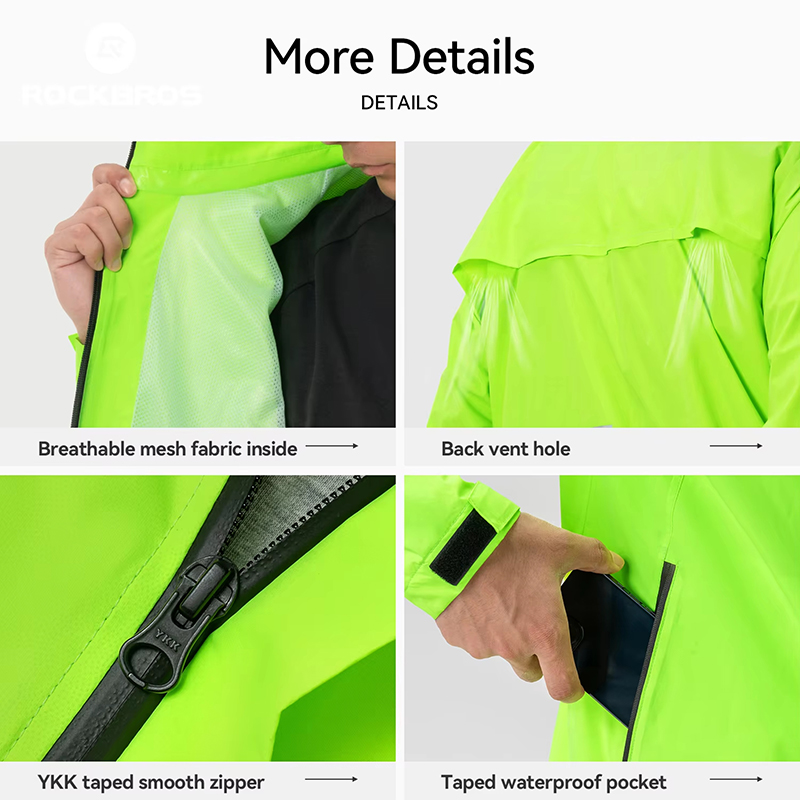ROCKBROS Fietsregenjas All-wea - Cycling Gear Women Sale recensie en prijs
