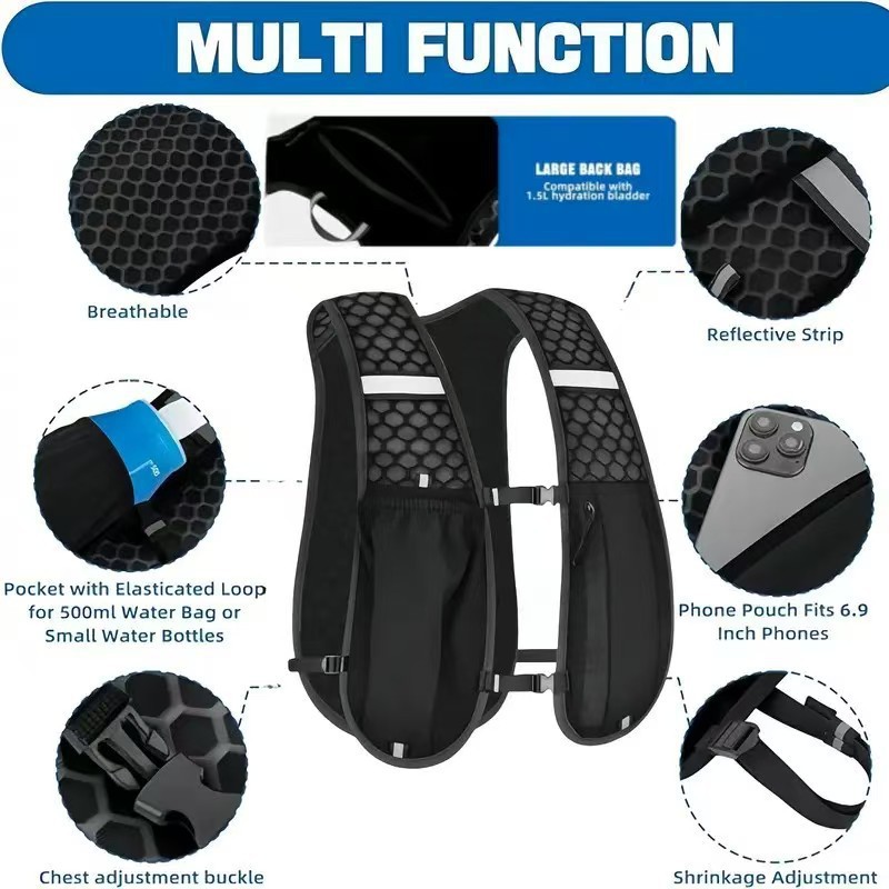 Hydratatievest voor dames en h - Cycling Backpack recensie en prijs