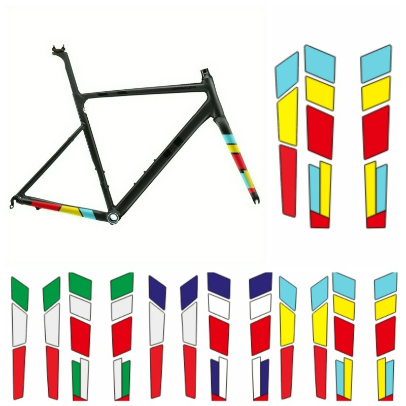 14 stuks 2D 3-kleurige gestree - Cycling Gear Sale recensie en prijs