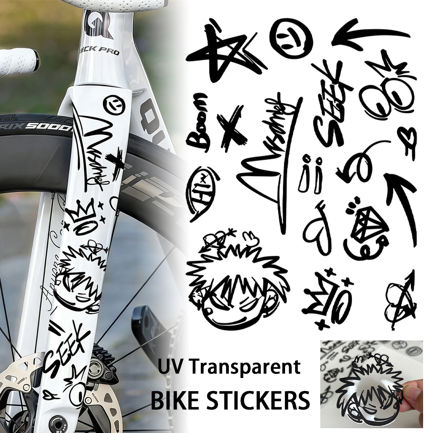 UV-transparante graffiti DIY f - Cycling Gear Sale recensie en prijs