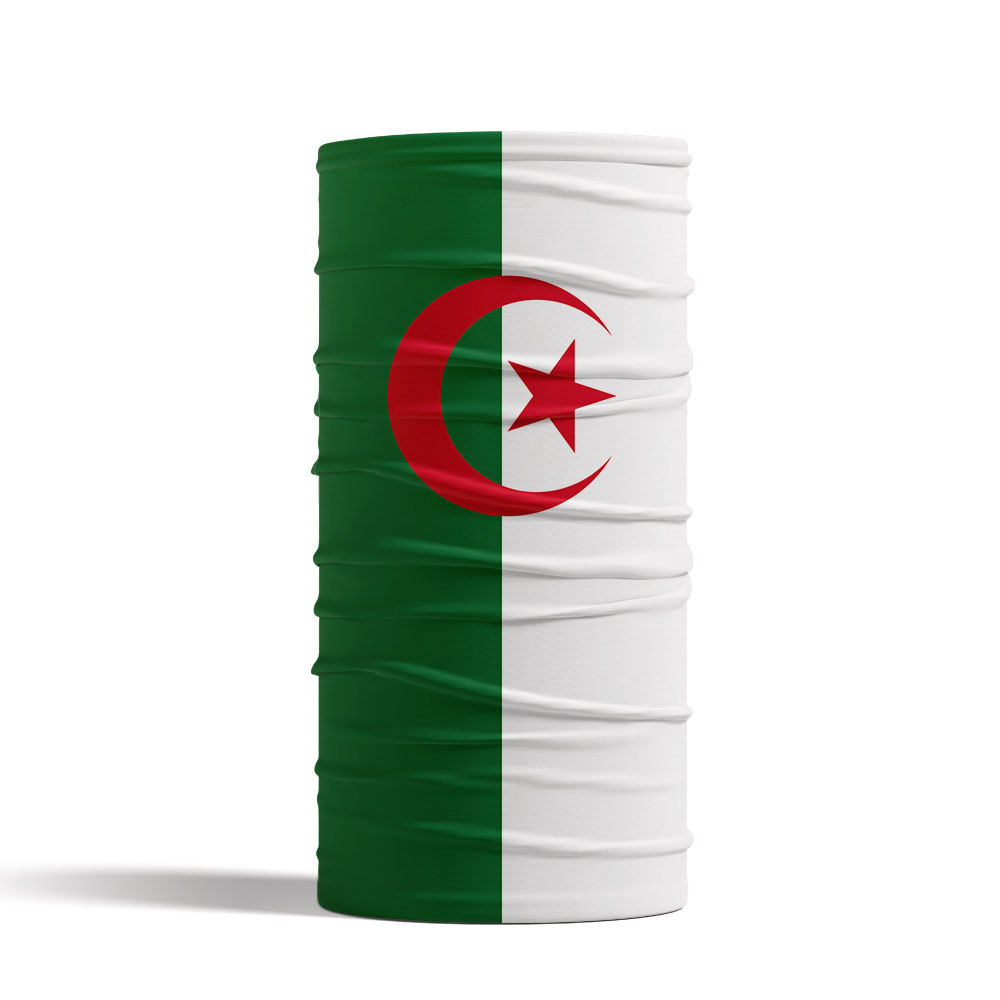 Algeria Vlag Bedrukt Bandana H - Cycling Gears recensie en prijs